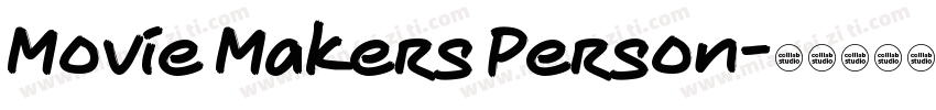 Movie Makers Person字体转换